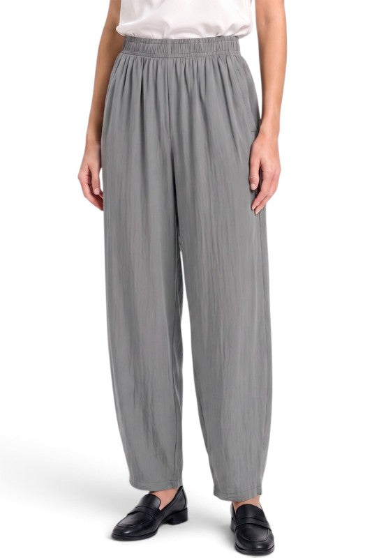 CQ295 Light Crinkle Barrel Pants – Relaxed Everyday Fit