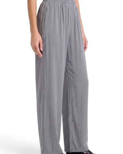 CQ296 Light Crinkle Straight Leg Pants – Modern Chic Style
