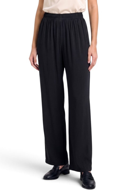 CQ296 Light Crinkle Straight Leg Pants – Modern Chic Style