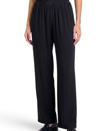 CQ296 Light Crinkle Straight Leg Pants – Modern Chic Style
