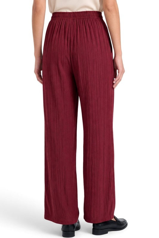 CQ296 Light Crinkle Straight Leg Pants – Modern Chic Style