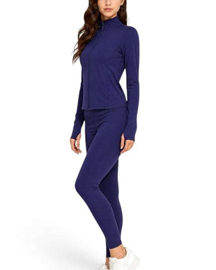 ALU350SET Active Fleece Zip-Up – Yoga Pant Set