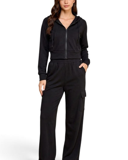 SRC02SET Air Scuba Hoodie Zip-Up – Cargo Sweatpant Set