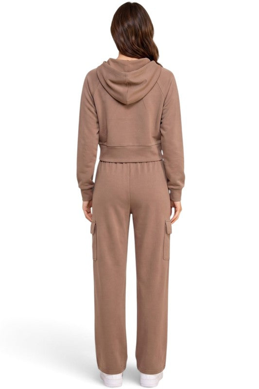 SRC02SET Air Scuba Hoodie Zip-Up – Cargo Sweatpant Set
