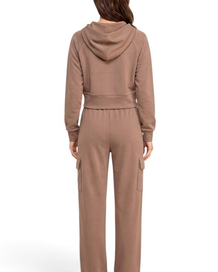 SRC02SET Air Scuba Hoodie Zip-Up – Cargo Sweatpant Set