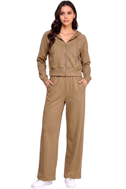 SRZ01SET Air Scuba Hoodie Zip-Up – Pocket Sweatpant Set