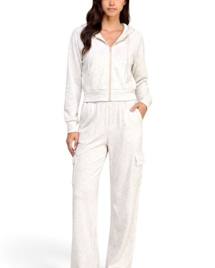 SRZ02SET Air Scuba Hoodie – Pocket Cargo Sweatpant Set