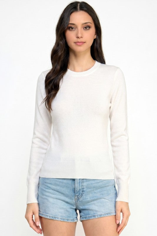CSS02 Classic Corn Span – Round Neck Knit Sweater