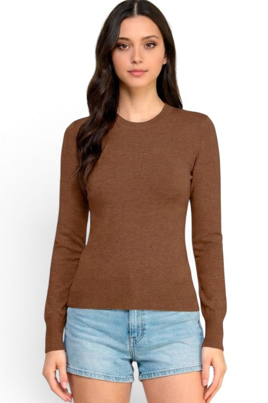 CSS02 Classic Corn Span – Round Neck Knit Sweater