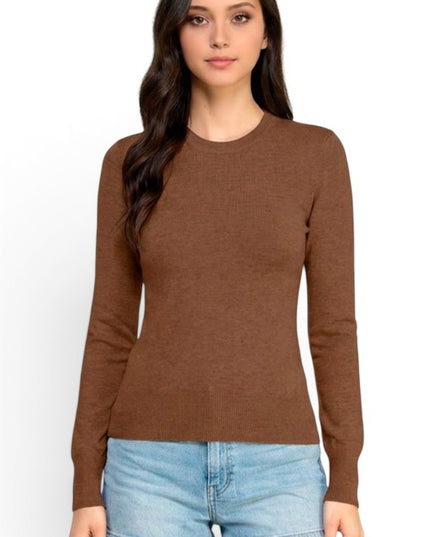 CSS02 Classic Corn Span – Round Neck Knit Sweater