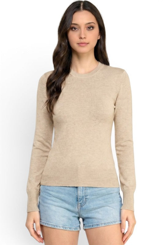 CSS02 Classic Corn Span – Round Neck Knit Sweater