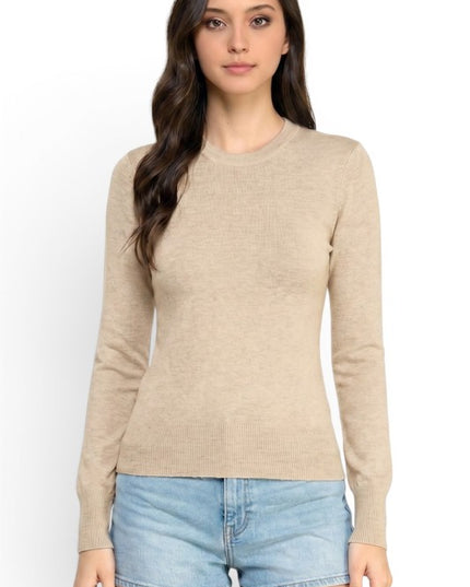 CSS02 Classic Corn Span – Round Neck Knit Sweater