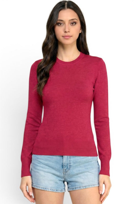 CSS02 Classic Corn Span – Round Neck Knit Sweater