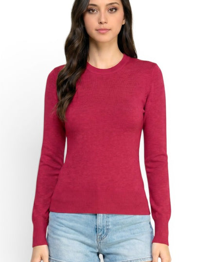 CSS02 Classic Corn Span – Round Neck Knit Sweater
