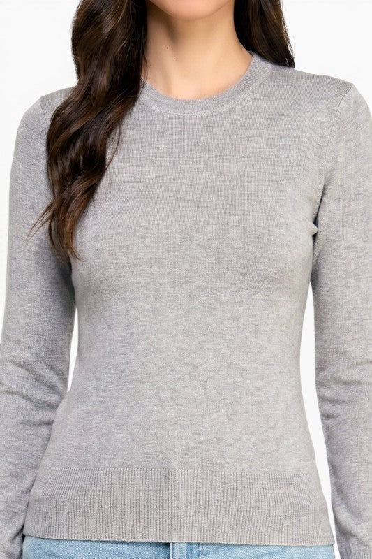 CSS02 Classic Corn Span – Round Neck Knit Sweater