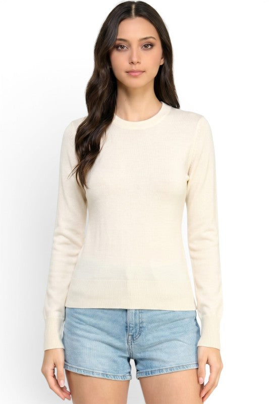 CSS02 Classic Corn Span – Round Neck Knit Sweater