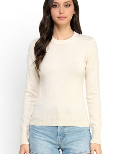 CSS02 Classic Corn Span – Round Neck Knit Sweater