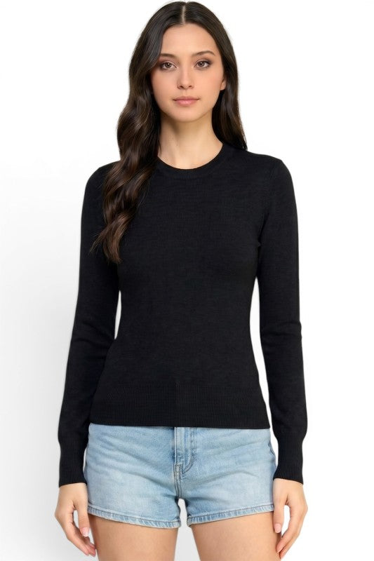 CSS02 Classic Corn Span – Round Neck Knit Sweater