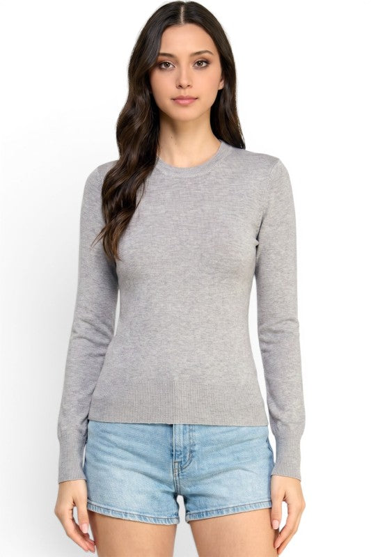 CSS02 Classic Corn Span – Round Neck Knit Sweater