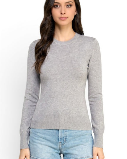 CSS02 Classic Corn Span – Round Neck Knit Sweater