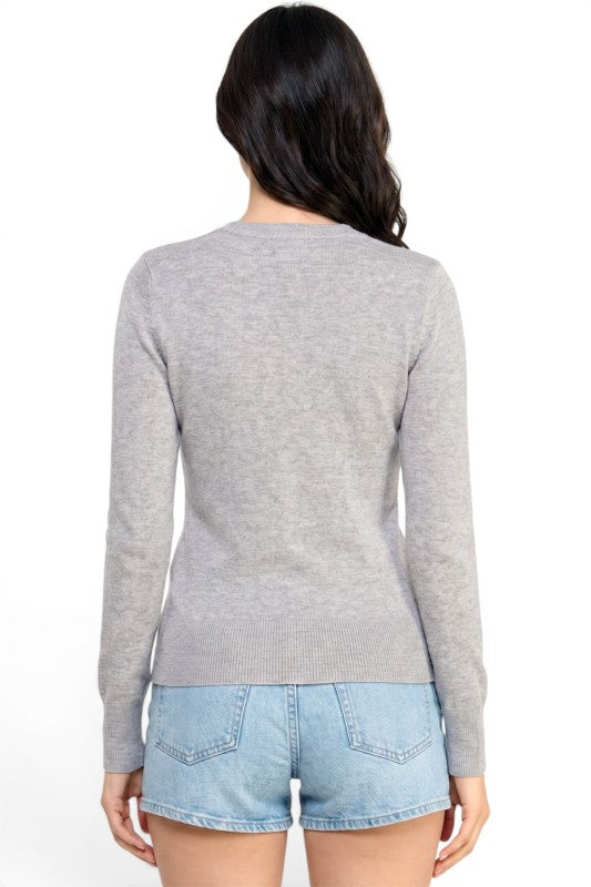 CSS02 Classic Corn Span – Round Neck Knit Sweater