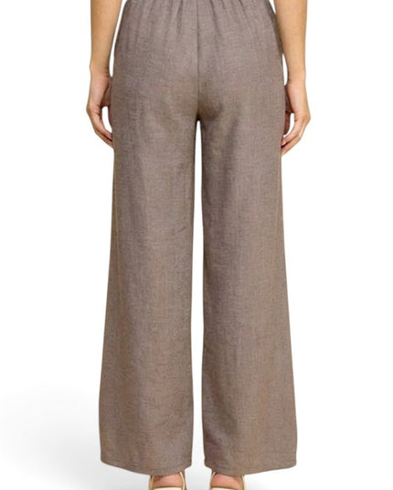 LELIS-01C Linen-Inspired – Relaxed Straight Leg Pants