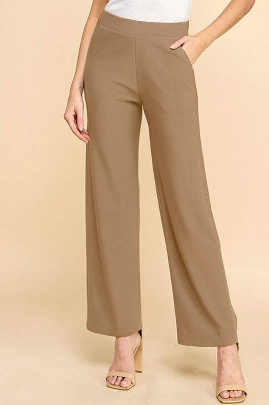 YC18S Yoga Fabric – Stretch Straight Leg Pants