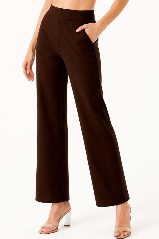 YC18S Yoga Fabric – Stretch Straight Leg Pants