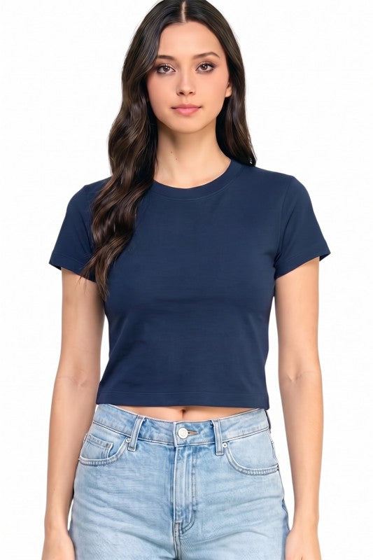 HXT22 Seamless – Round Neck Cropped Top