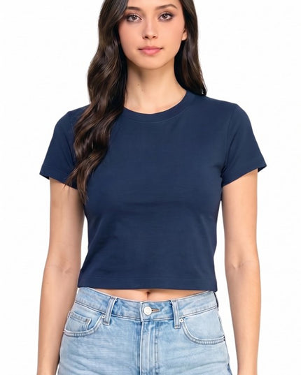 HXT22 Seamless – Round Neck Cropped Top