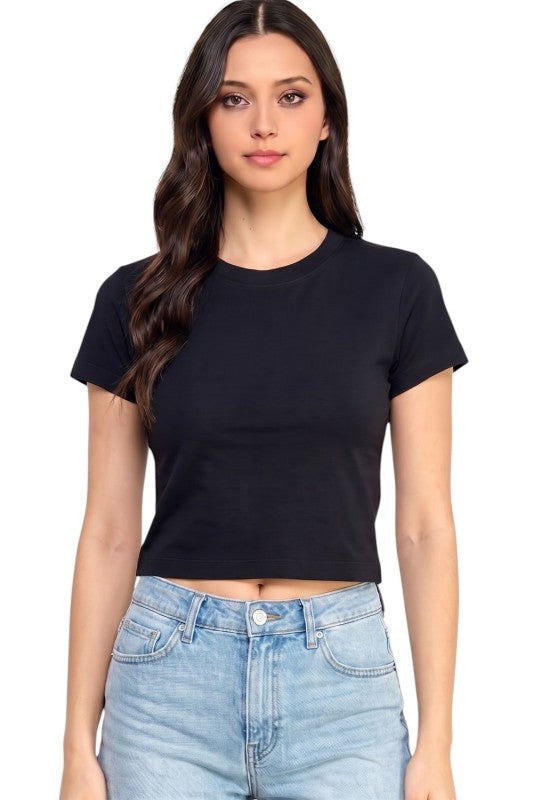 HXT22 Seamless – Round Neck Cropped Top