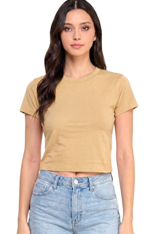 HXT22 Seamless – Round Neck Cropped Top