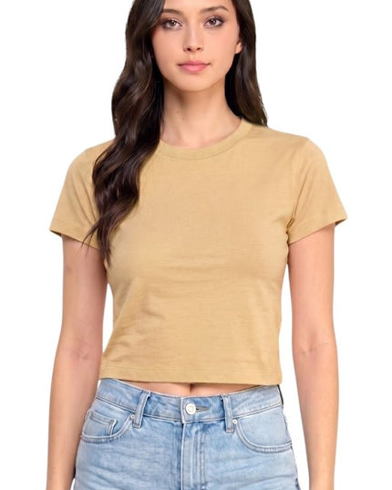 HXT22 Seamless – Round Neck Cropped Top