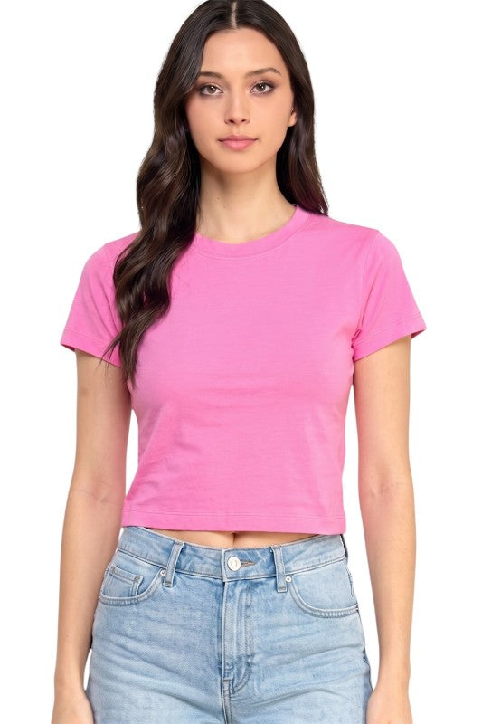 HXT22 Seamless – Round Neck Cropped Top