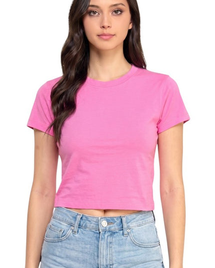 HXT22 Seamless – Round Neck Cropped Top