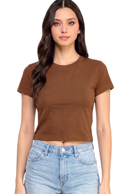 HXT22 Seamless – Round Neck Cropped Top