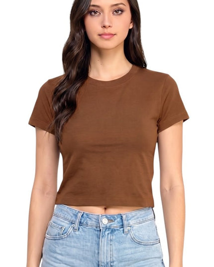 HXT22 Seamless – Round Neck Cropped Top