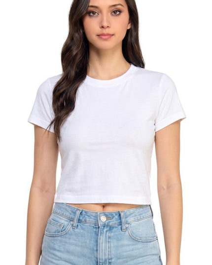 HXT22 Seamless – Round Neck Cropped Top