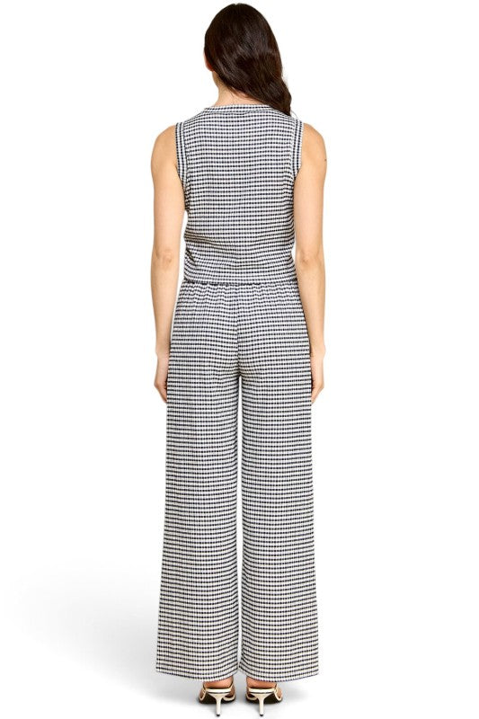 CKK-SET Crinkle Round Neck – Tank Top & Pant Set