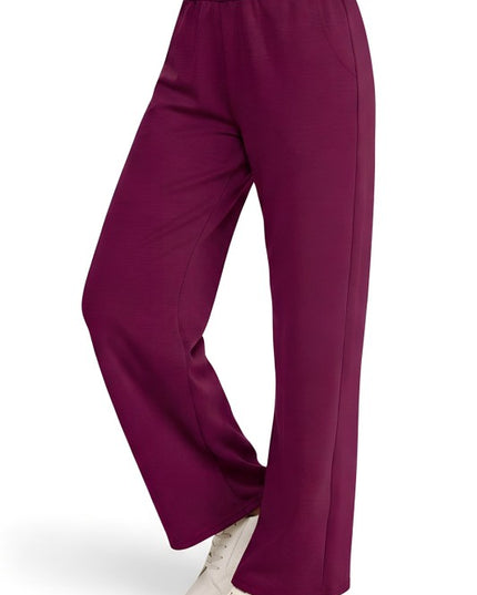 AIR105 Air Scuba Elastic Waist Sweatpants – Wide Leg Fit