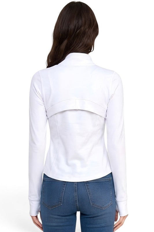 LUJ001 Activewear Solid – Define Zip-Up Jacket