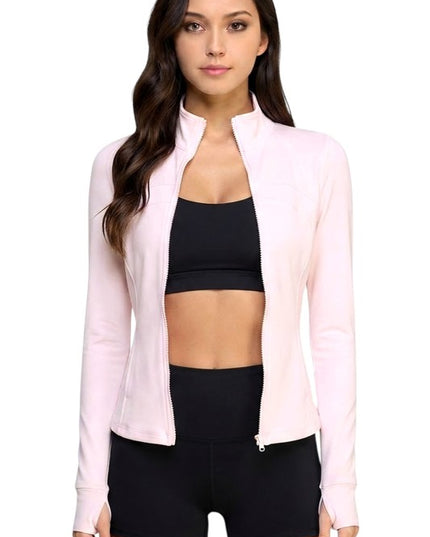 LUJ001 Activewear Solid – Define Zip-Up Jacket
