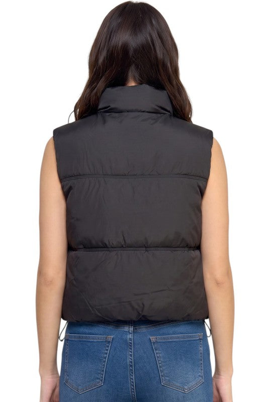 PV21 Puffer Vest – 21" Long With Side Pockets
