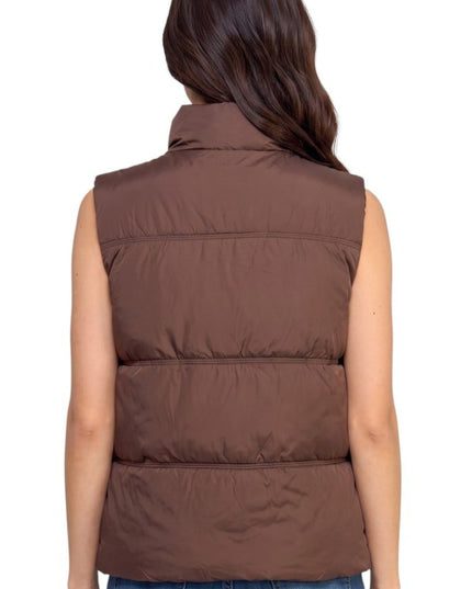 PV23X Plus Size Puffer Vest – 23" Long With Side Pockets