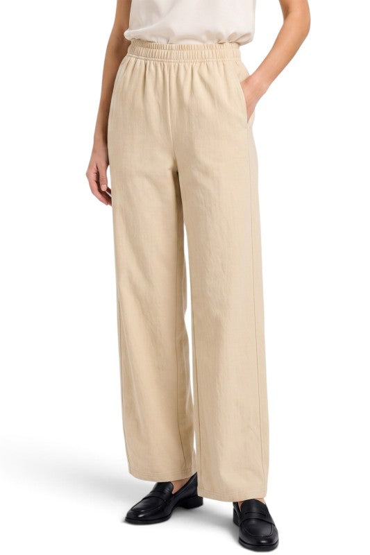 CTB521 Elastic Waist – Straight Leg Pants With Pockets