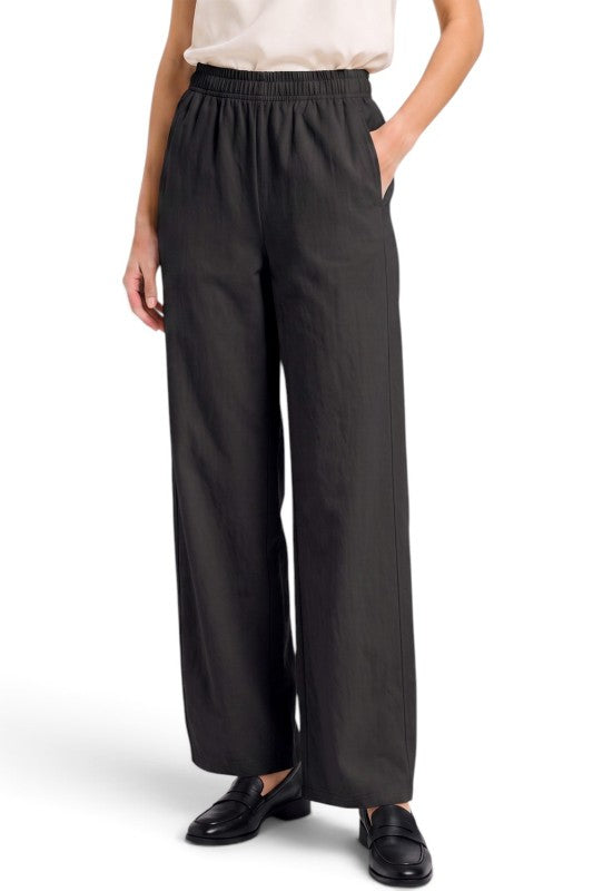 CTB521 Elastic Waist – Straight Leg Pants With Pockets
