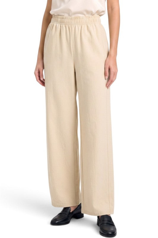 CTB521 Elastic Waist – Straight Leg Pants With Pockets