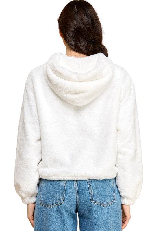JACKET02F Faux Fur – Hooded Jacket