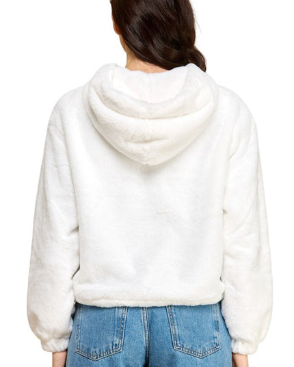 JACKET02F Faux Fur – Hooded Jacket