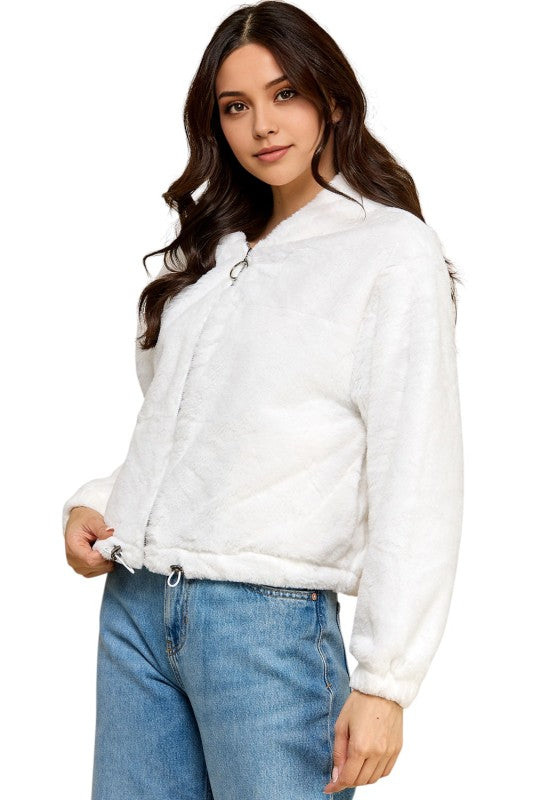 JACKET02F Faux Fur – Hooded Jacket